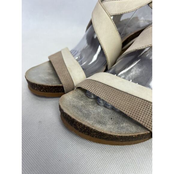 OTBT Freedom Wedge Leather Strappy Sandals Women's Size 10M - Picture 2 of 11
